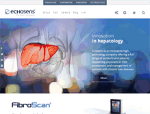 Tablet Screenshot of echosens.com